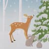 image Woodland Scene with Deer Christmas Card Second Alternate Image