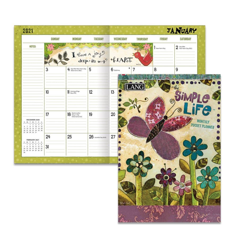 Simple Life Monthly Pocket Planner by Karen Hillard Good