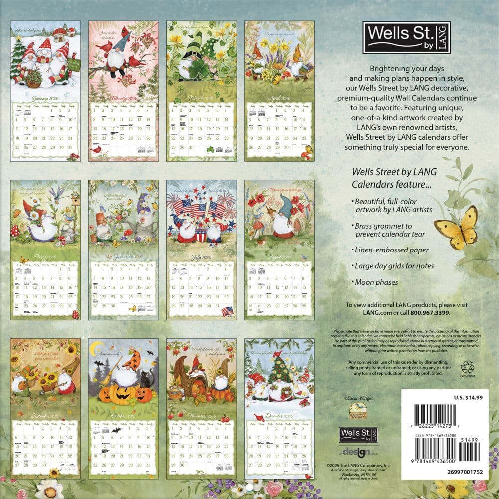 Gnomes 2026 Wall Calendar_ALT1