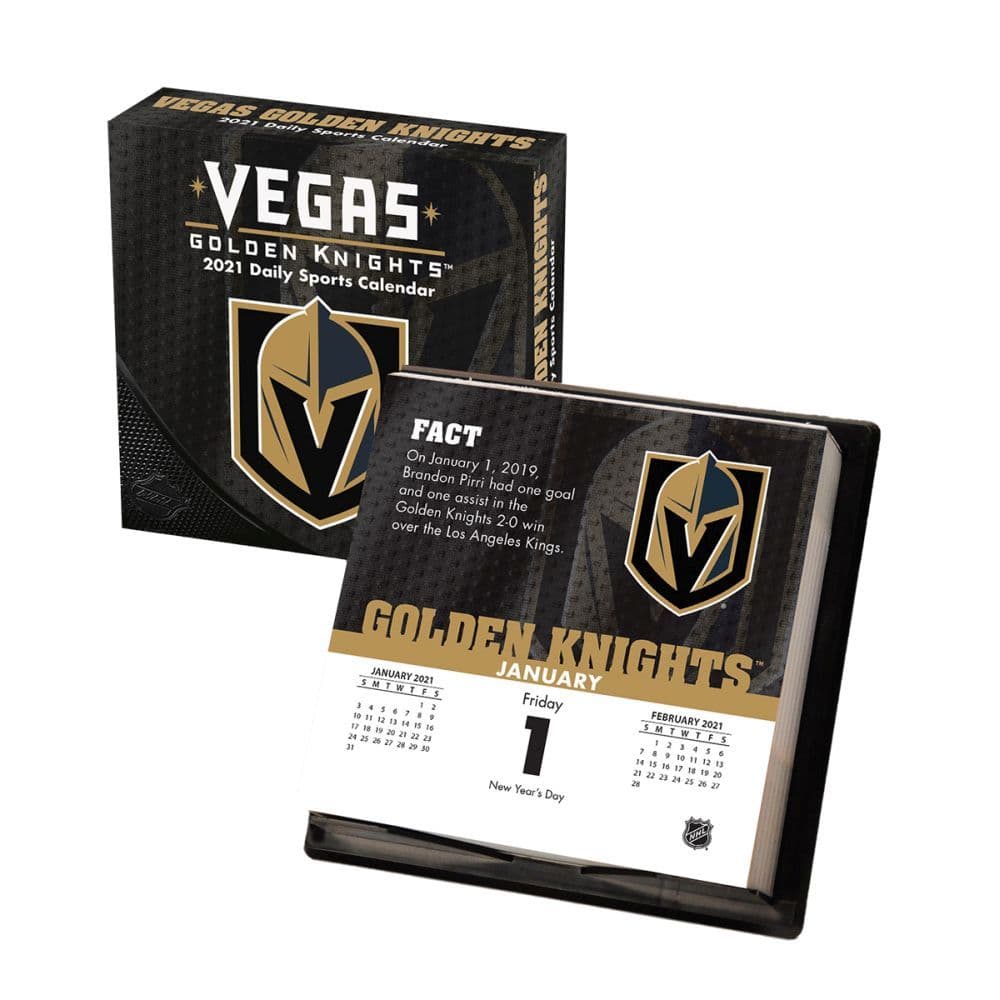 NHL Vegas Golden Knights Desk Calendar