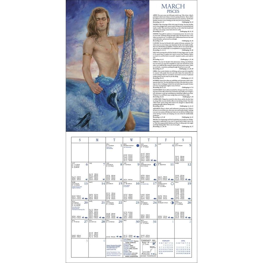 Llewellyn's Astrological 2022 89th Edition Wall Calendar BRAND NEW! 