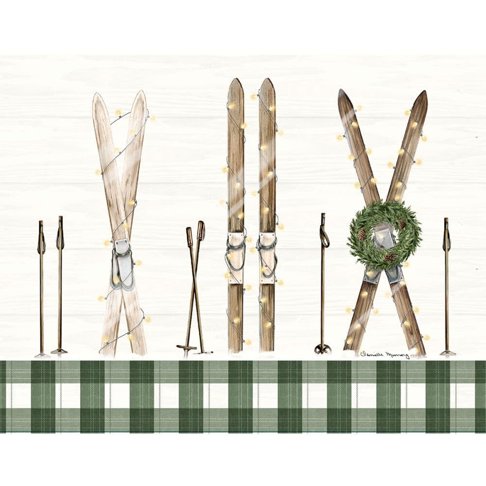 Pine Lodge Boxed Christmas Cards Alternate Image 1