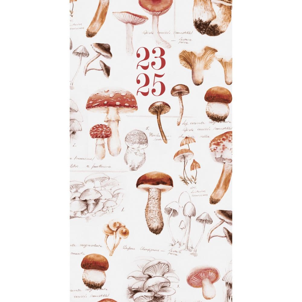 Mushroom 2 Year 2024 Pocket Planner