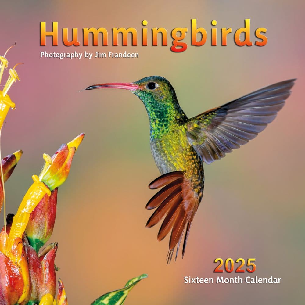 Hummingbirds 2025 Wall Calendar