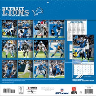 Detroit Lions 2023 NFL Mini Wall Calendar - Buy at KHC Sports