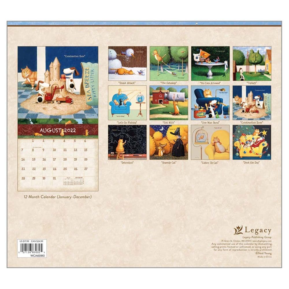 Cats Life 2022 Wall Calendar Calendars Com