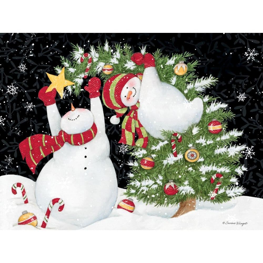 Decorating is Fun Classic Christmas Cards by Susan Winget Main Image