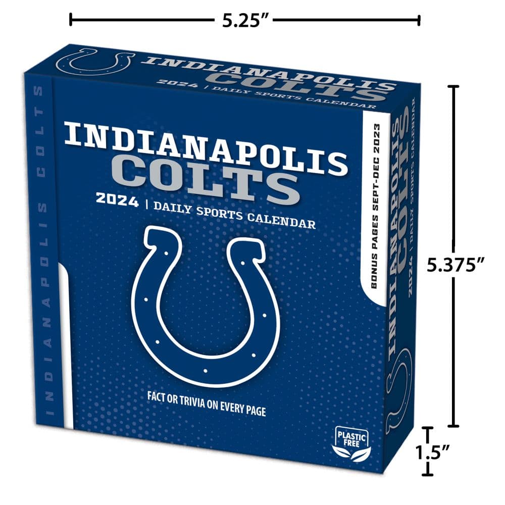 Indianapolis Colts 2024 Desk Calendar