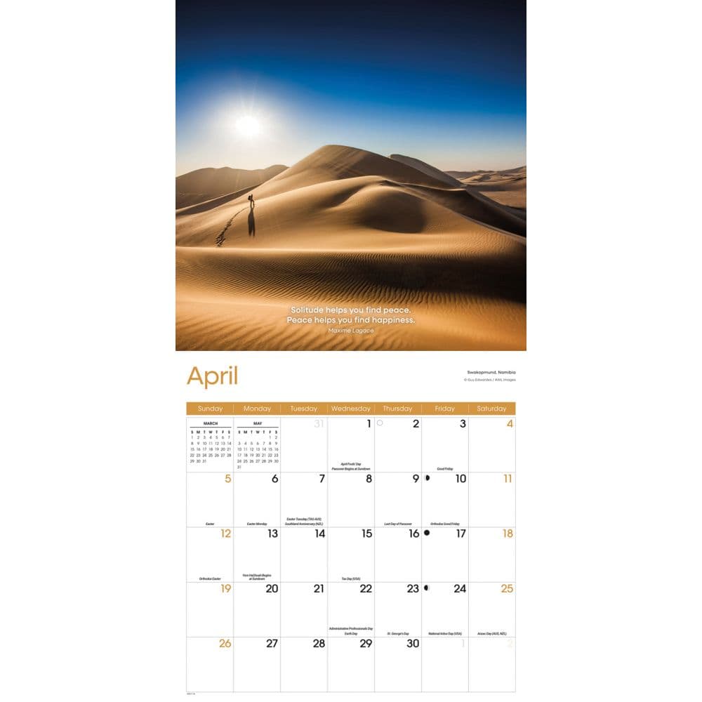 Solitude Special Value 2026 Wall Calendar Third Alternate Image