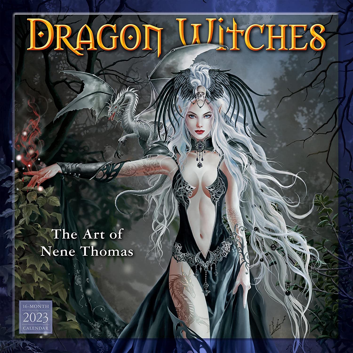 Dragon Calendar 2023 Dragon Witches 2023 Wall Calendar - Calendars.com