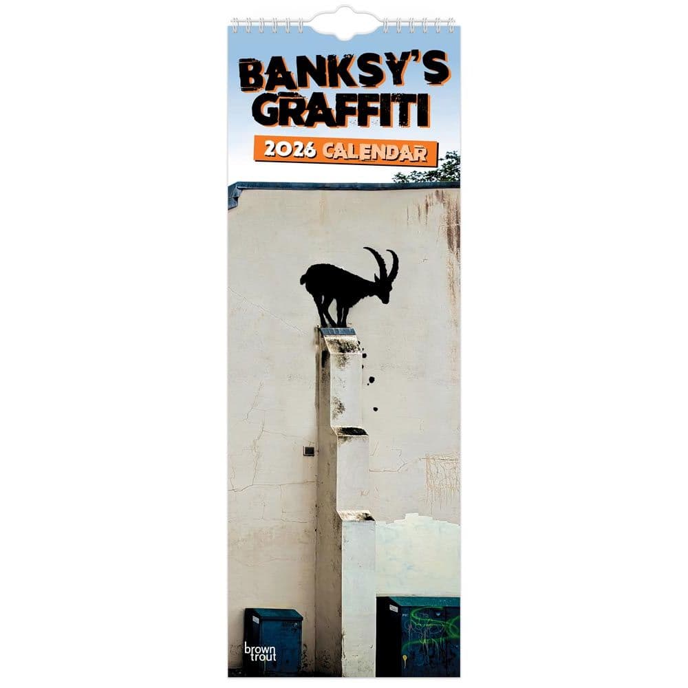 Banksy Graffiti 2026 Vertical Wall Calendar Main Product Image