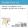 image Thoughts of Dog 2026 Desk Calendar Fourth Alternate Image