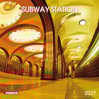 image Subway Station 2027 Wall Calendar Main Product Image