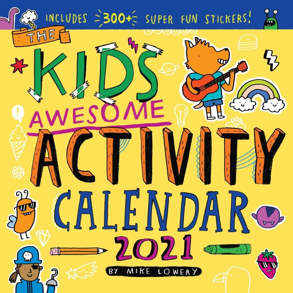 Kids Awesome Activity Wall Calendar