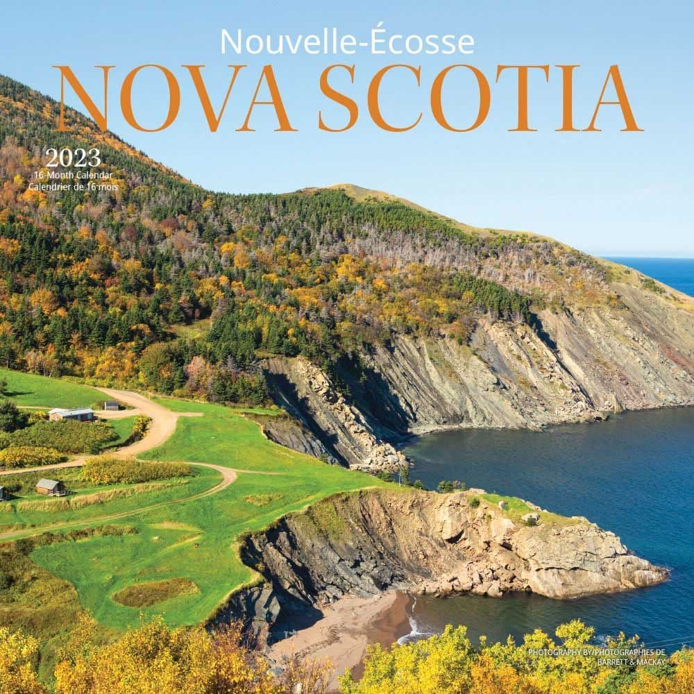 Calendrier Nouvelles Images 2023 Nova Scotia 2023 Wall Calendar - Calendars.com