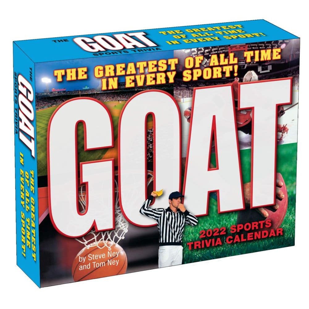 G.O.A.T. Sports Trivia 2022 Desk Calendar