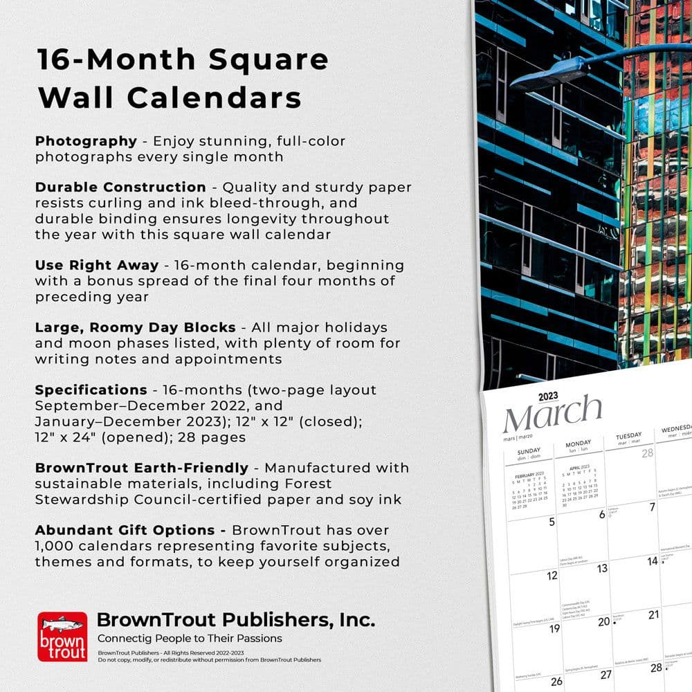 Seattle 2023 Wall Calendar - Calendars.com