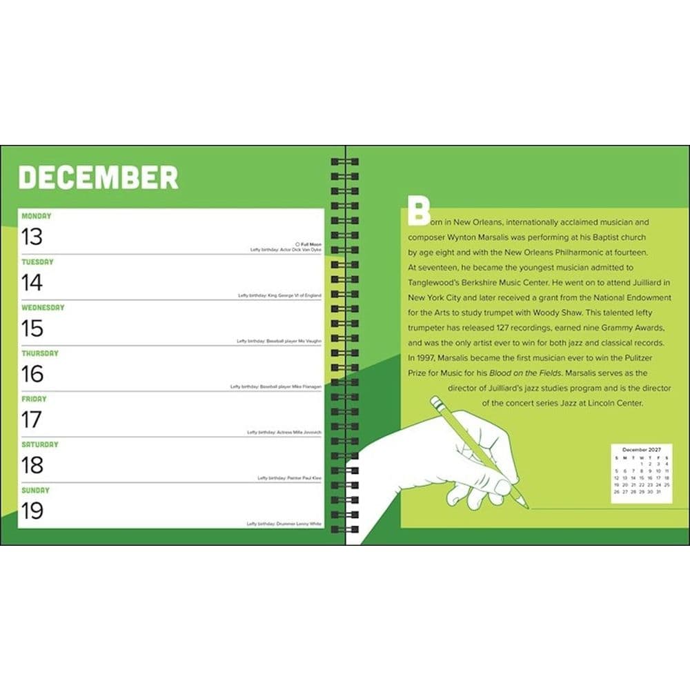 Left Handers 2027 Engagement Planner Fifth  Alternate Image