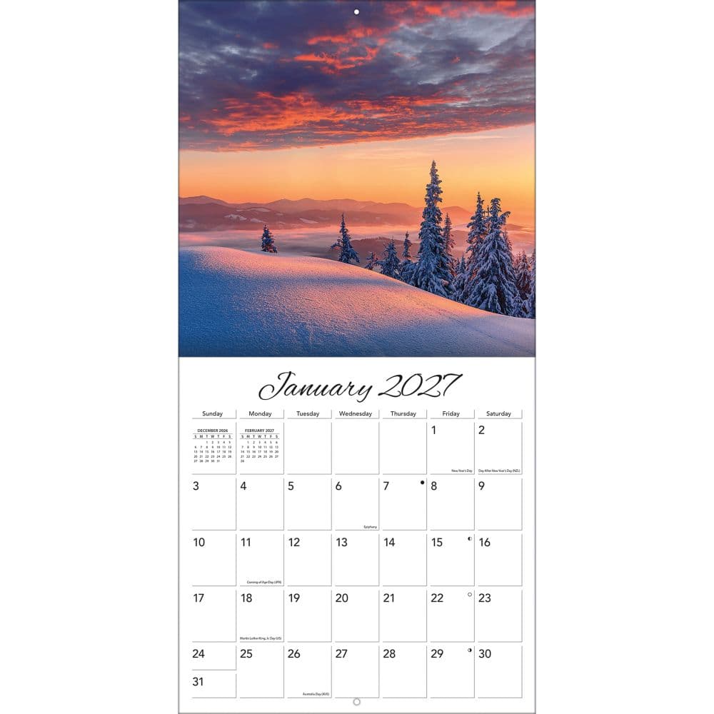 Seasons Photo 2027 Wall Calendar Third Alternate Image