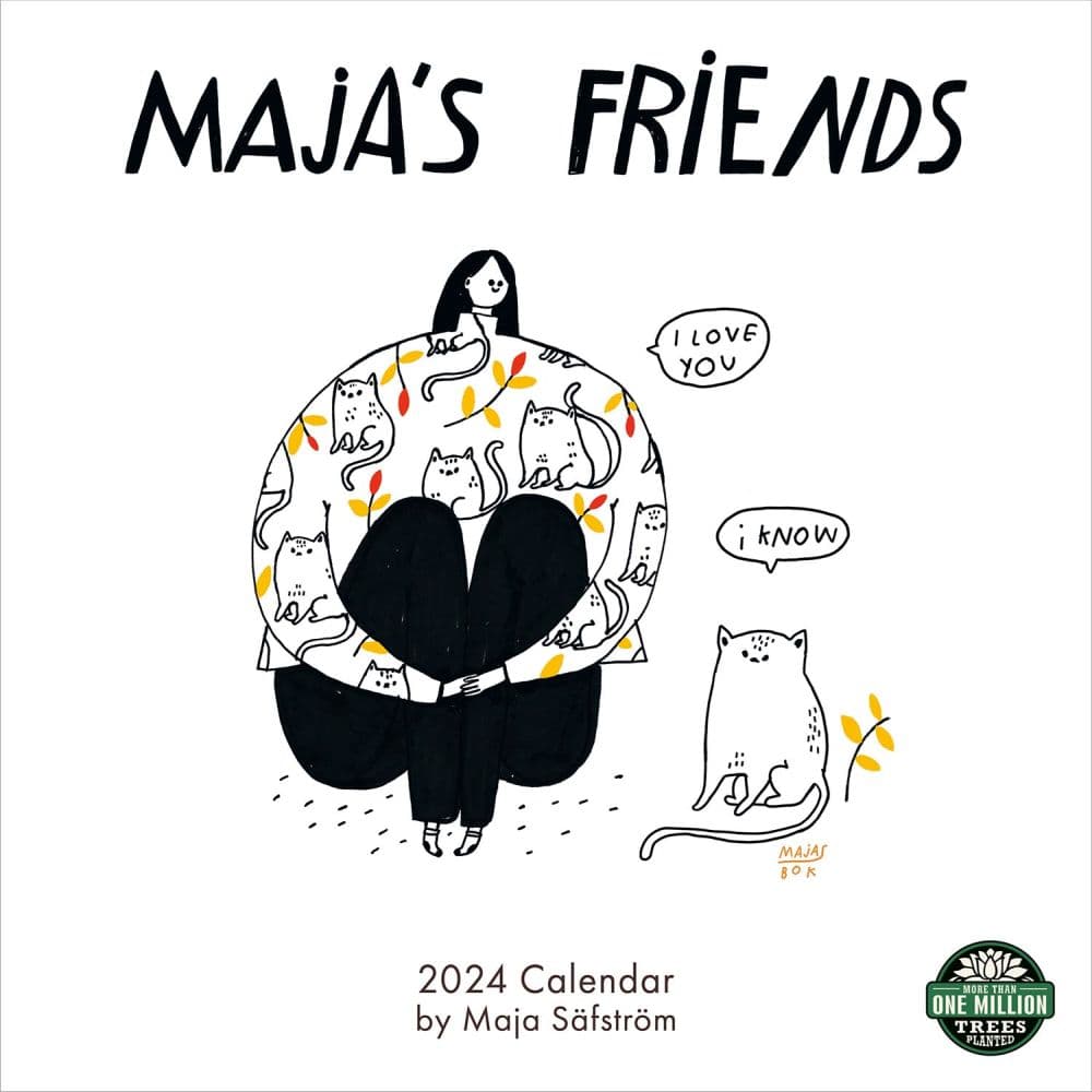 Majas Friends 2024 Wall Calendar Main Image