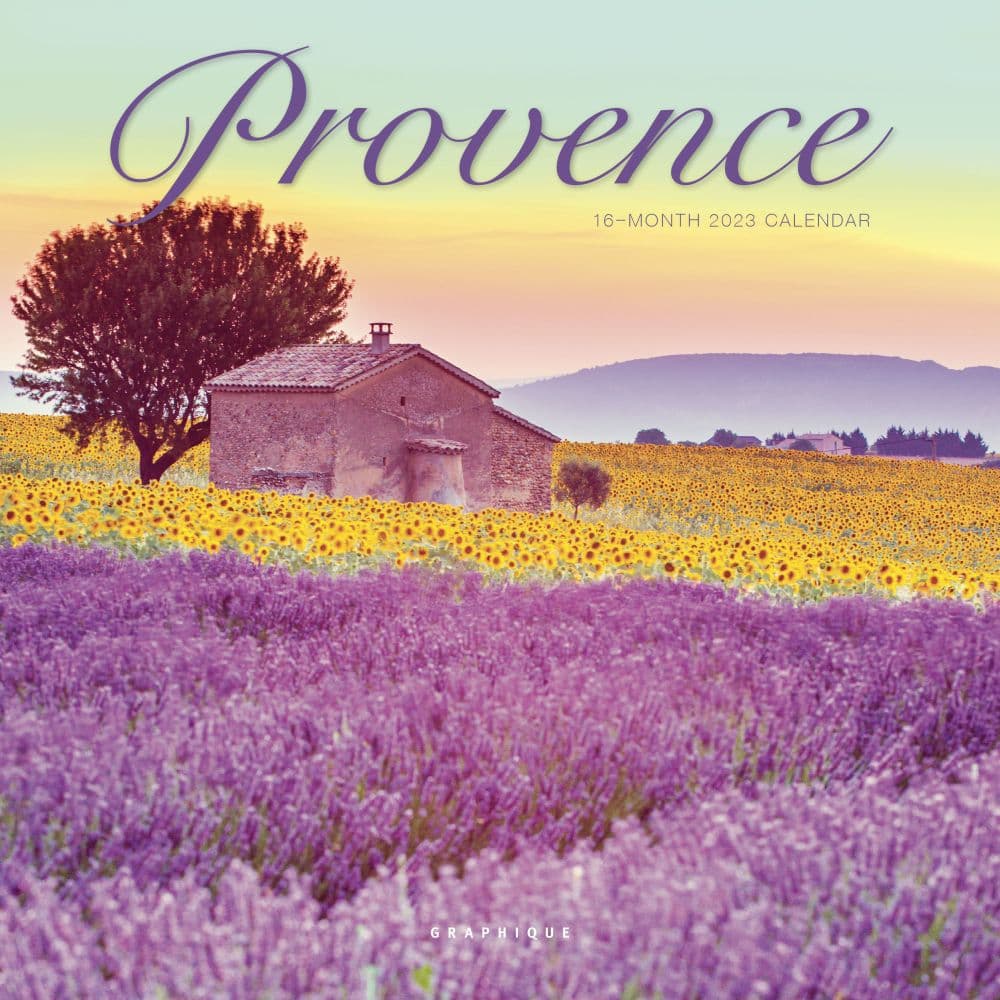 Graphique De France Provence 2023 Mini Wall Calendar