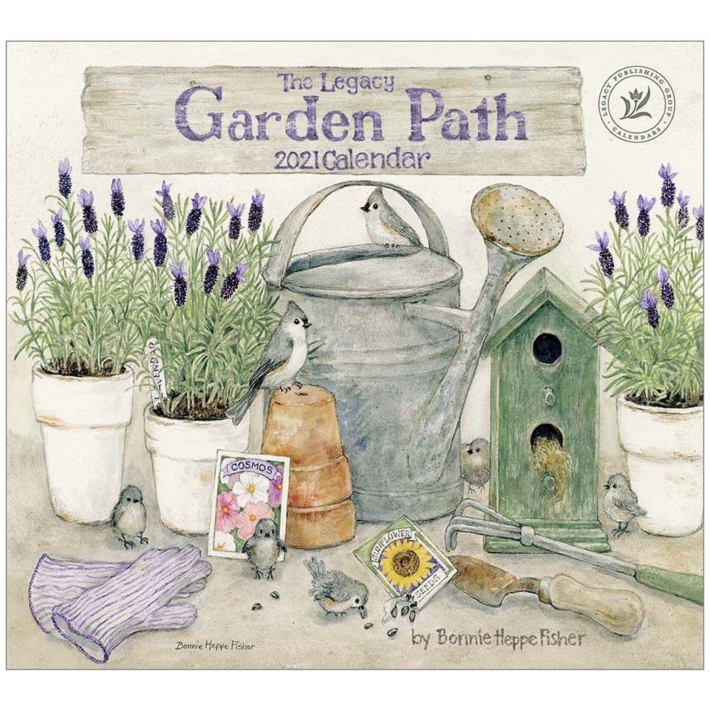 2021 Garden Path Fisher Wall Calendar