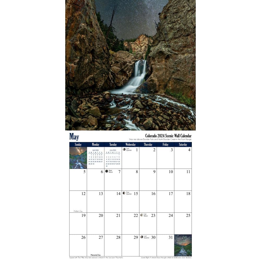 Colorado 2024 Wall Calendar