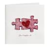 image Puzzle Pieces Quilling Anniversary Card alternate