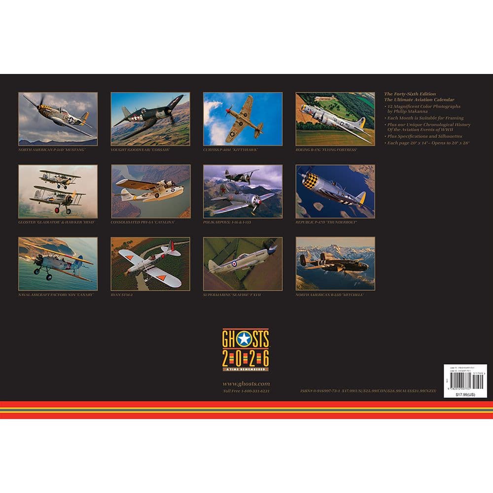 Ghosts WWII 2026 Wall Calendar First Alternate Image