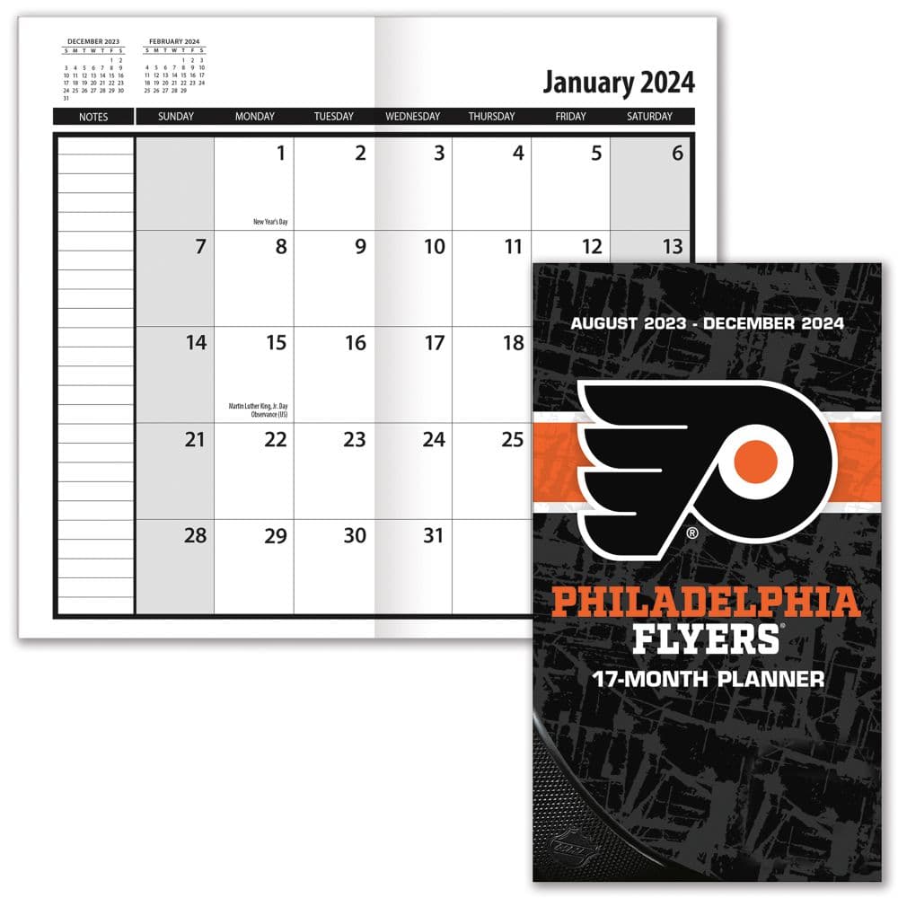 Philadelphia Flyers 17 Month 2024 Pocket Planner First Alternate Image width=&quot;1000&quot; height=&quot;1000&quot;