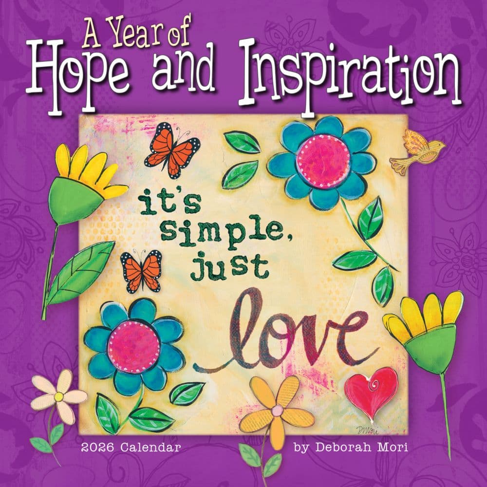 Year of Hope and Inspiration 2026 Mini Wall Calendar_Main Image