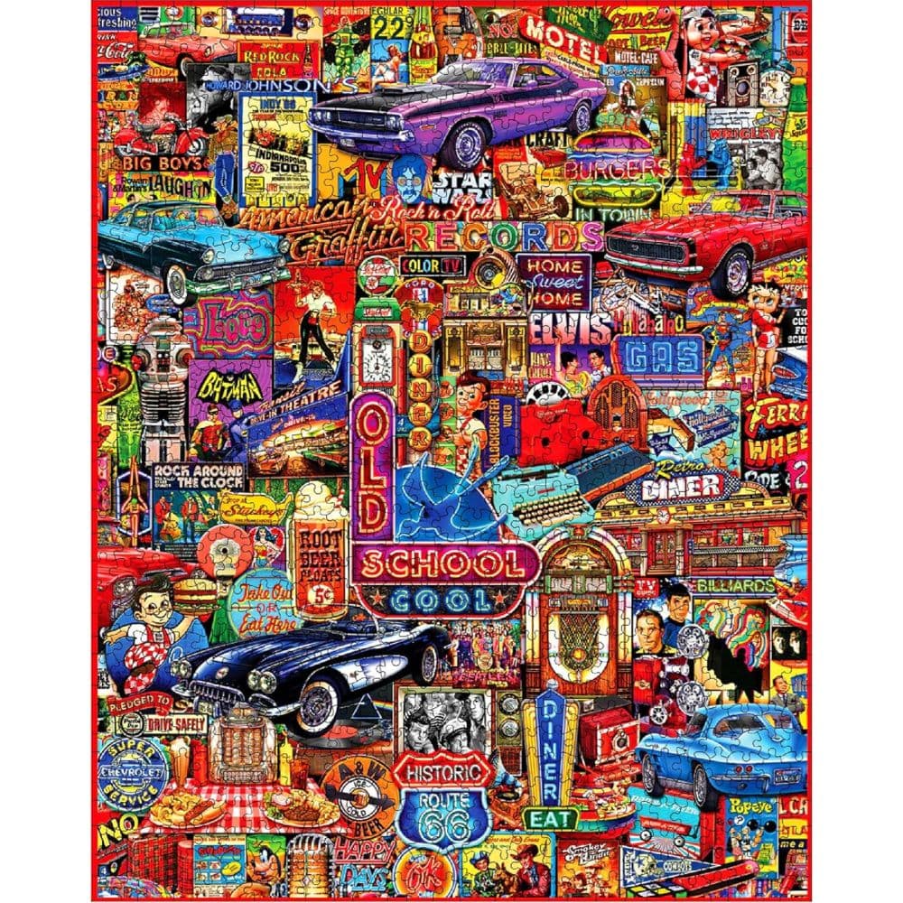 Old School Cool 1000 Piece Puzzle by Michael Fishel First Alternate Image
