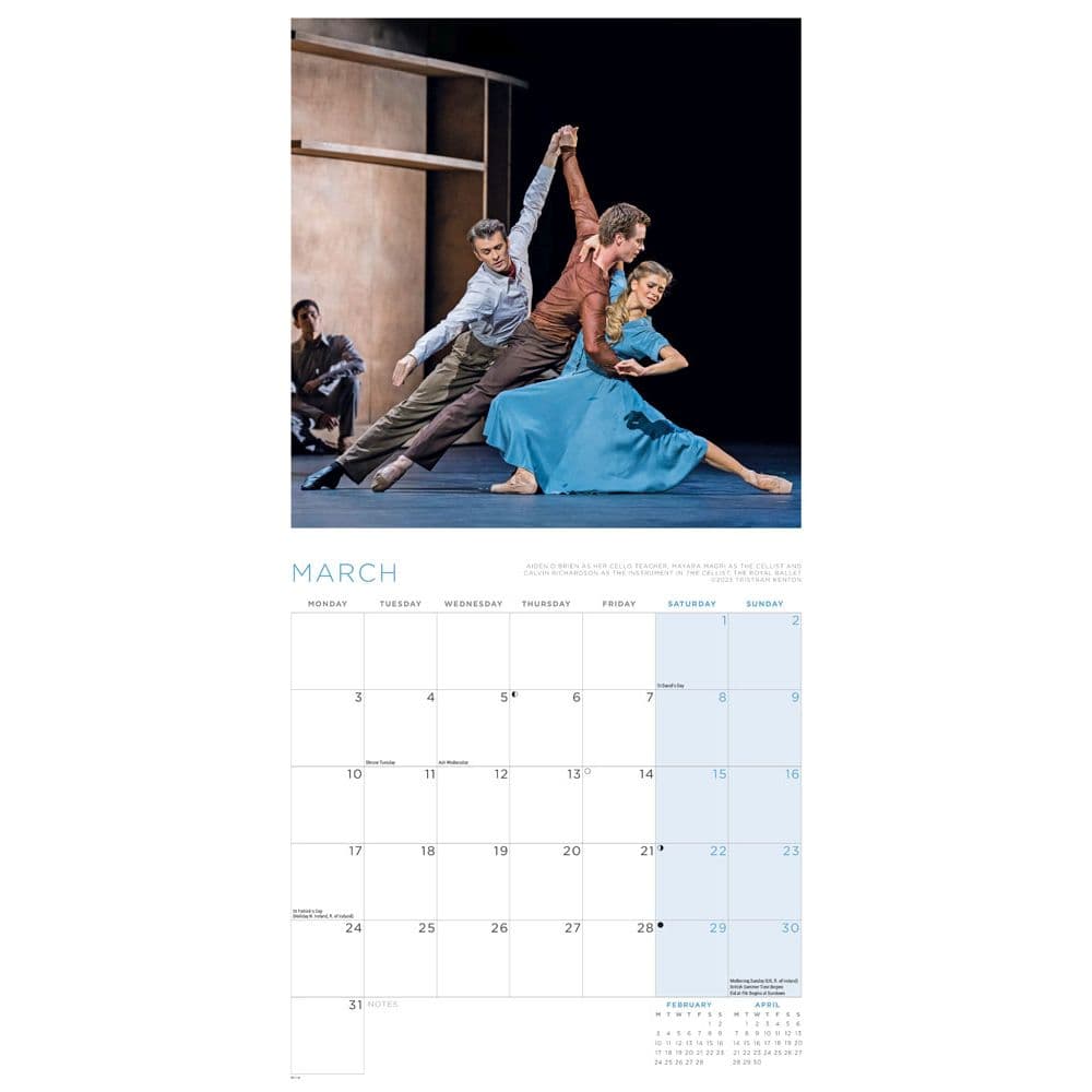 Royal Ballet 2025 Wall Calendar Second Alternate Image width=&quot;1000&quot; height=&quot;1000&quot;