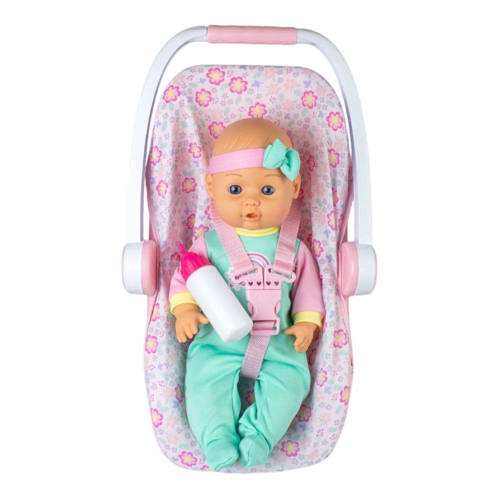 Doll Baby on carrier Seat 16 Inch Second Alternate Image