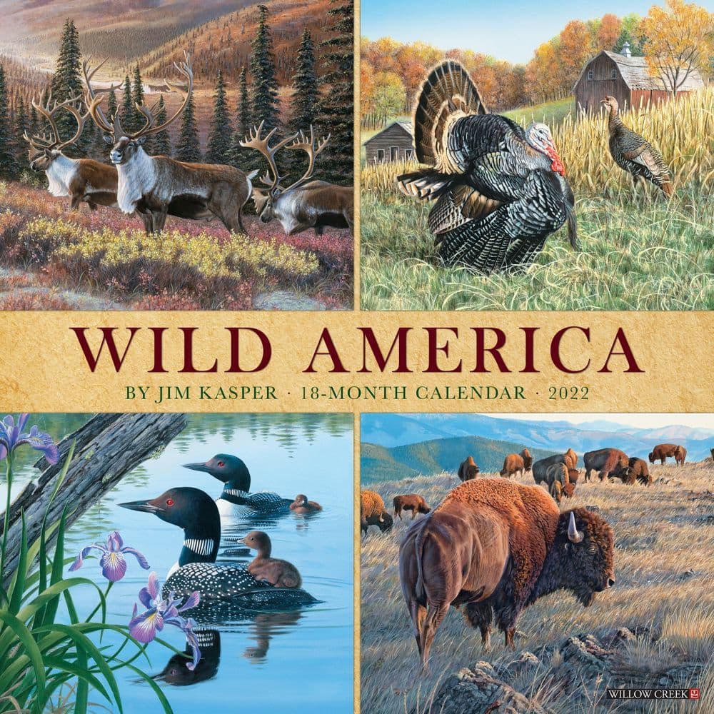 Wild America 2022 Wall Calendar
