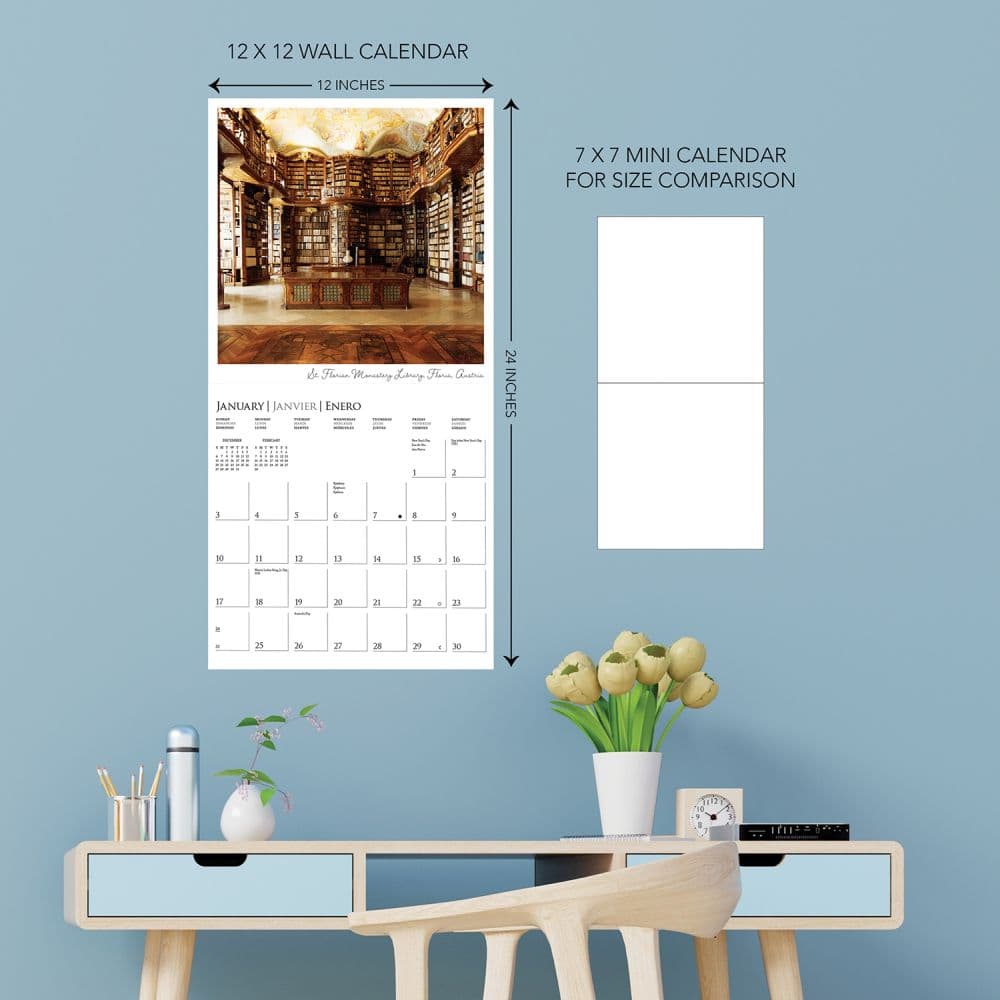 Libraries 2027 Wall Calendar Third Alternate Image
