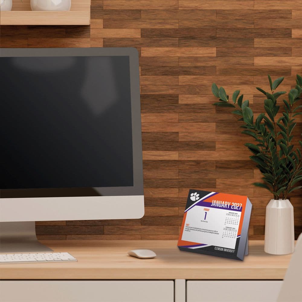 Clemson Tigers 2027 Desk Calendar Sixth Alternate Image