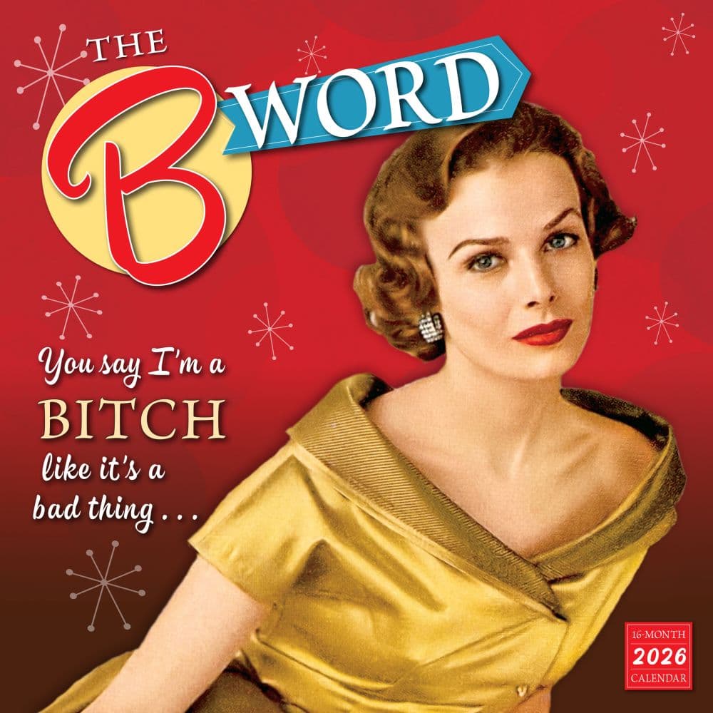 B Word 2026 Wall Calendar_Main Image
