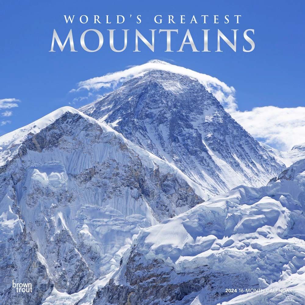 World&#39;s Greatest Mountains 2024 Wall Calendar Main Product Image width=&quot;1000&quot; height=&quot;1000&quot;