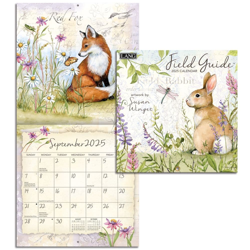Field Guide by Susan Winget 2025 Mini Wall Calendar
