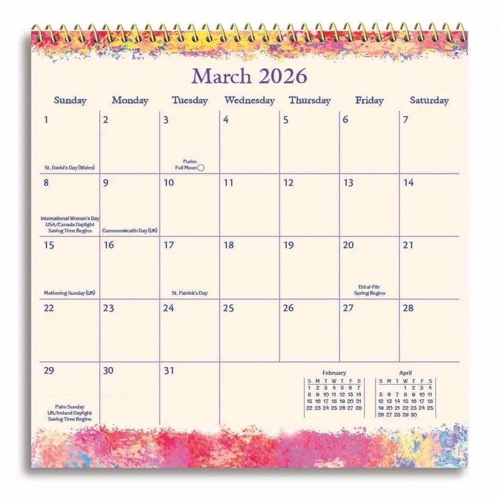 Friends Are The Most Special People In Life 2026 Mini Wall Calendar Seventh Alternate Image