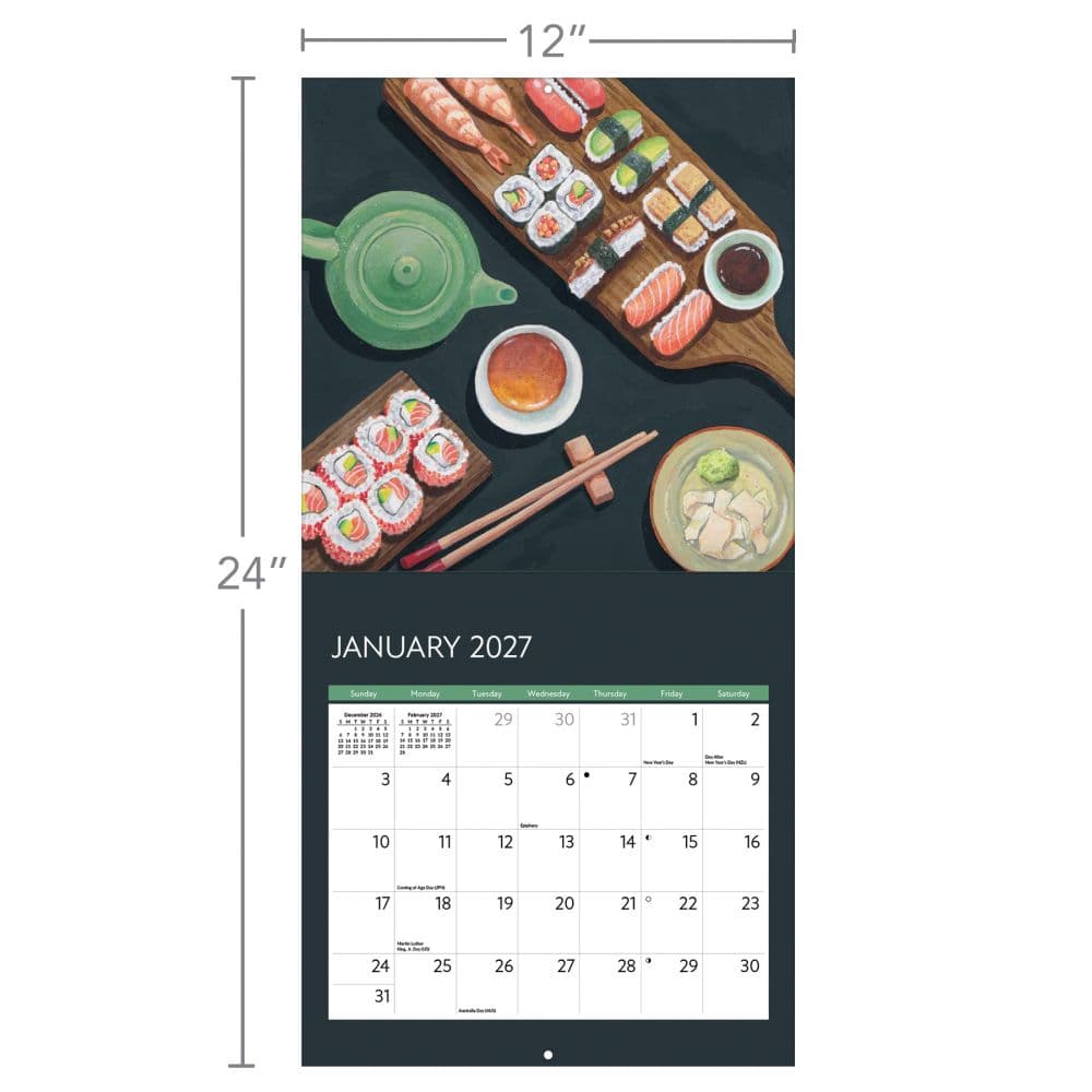 Kitchen Table 2027 Wall Calendar Third Alternate Image