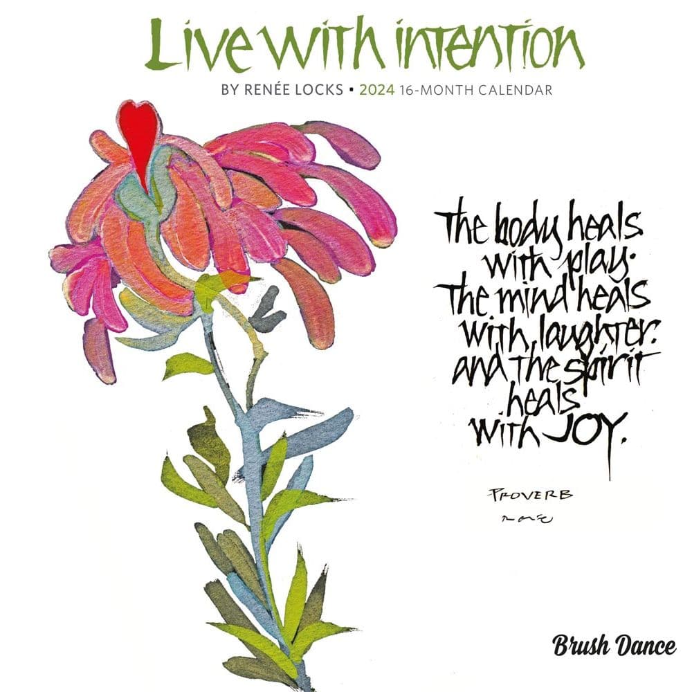 Live with Intention 2024 Mini Wall Calendar Main Product Image width=&quot;1000&quot; height=&quot;1000&quot;