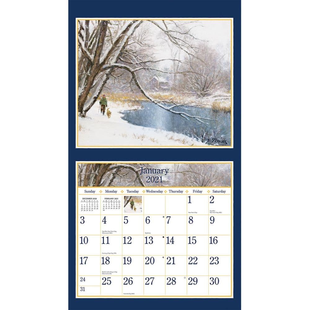 Four Seasons Wall Calendar by Lee Stroncek