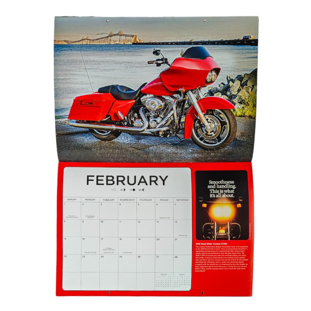 Harley Davidson Large 2026 Wall Calendar Fourth Alternate Image