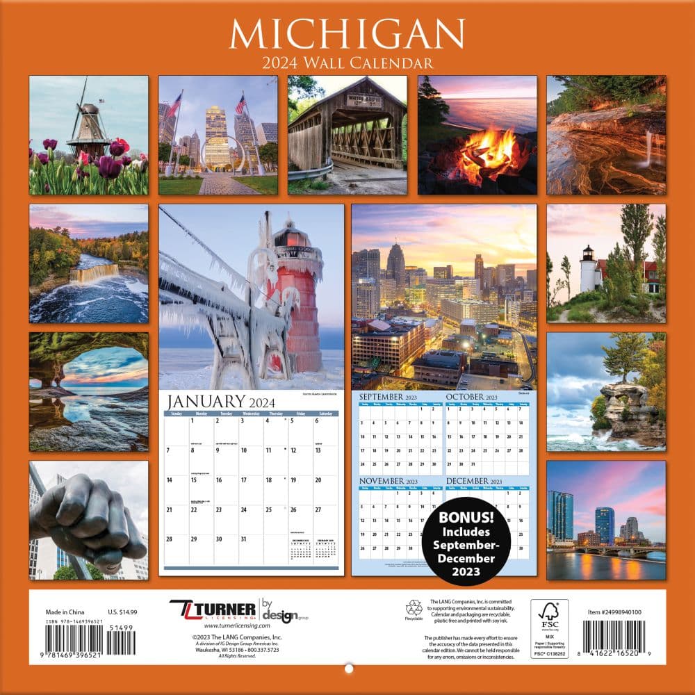 Michigan Photo 2024 Wall Calendar First Alternate Image width=&quot;1000&quot; height=&quot;1000&quot;