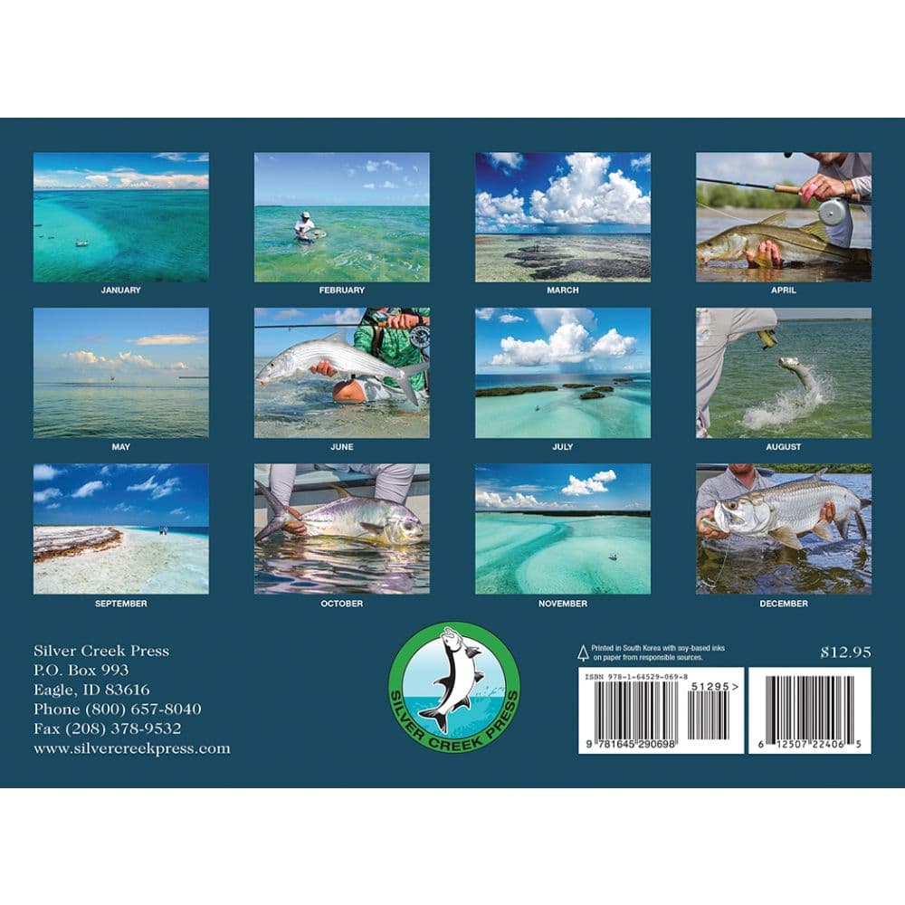 Saltwater Flyfishing 2024 Wall Calendar First Alternate Image width=&quot;1000&quot; height=&quot;1000&quot;