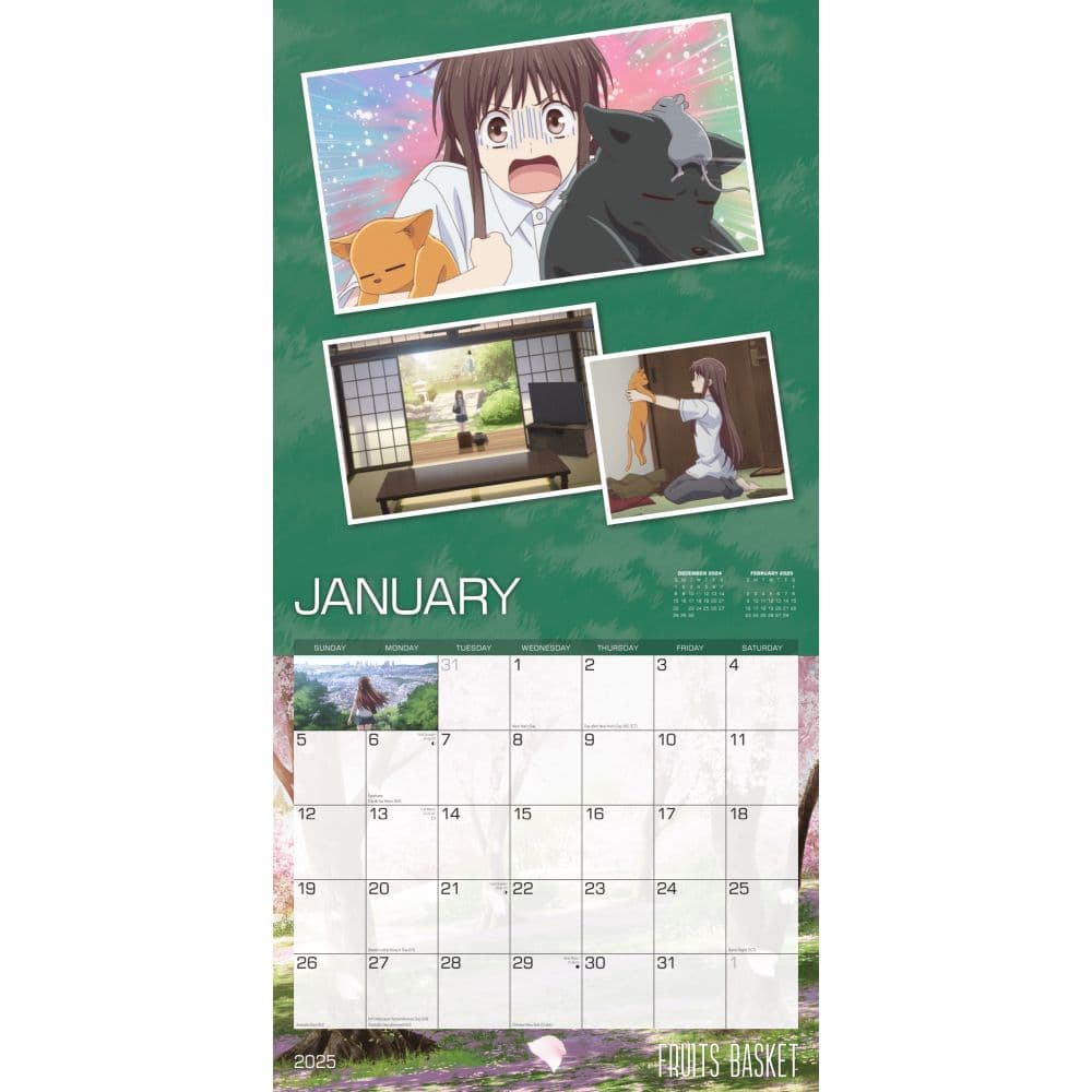 Fruits Basket 2025 Wall Calendar First Alternate Image