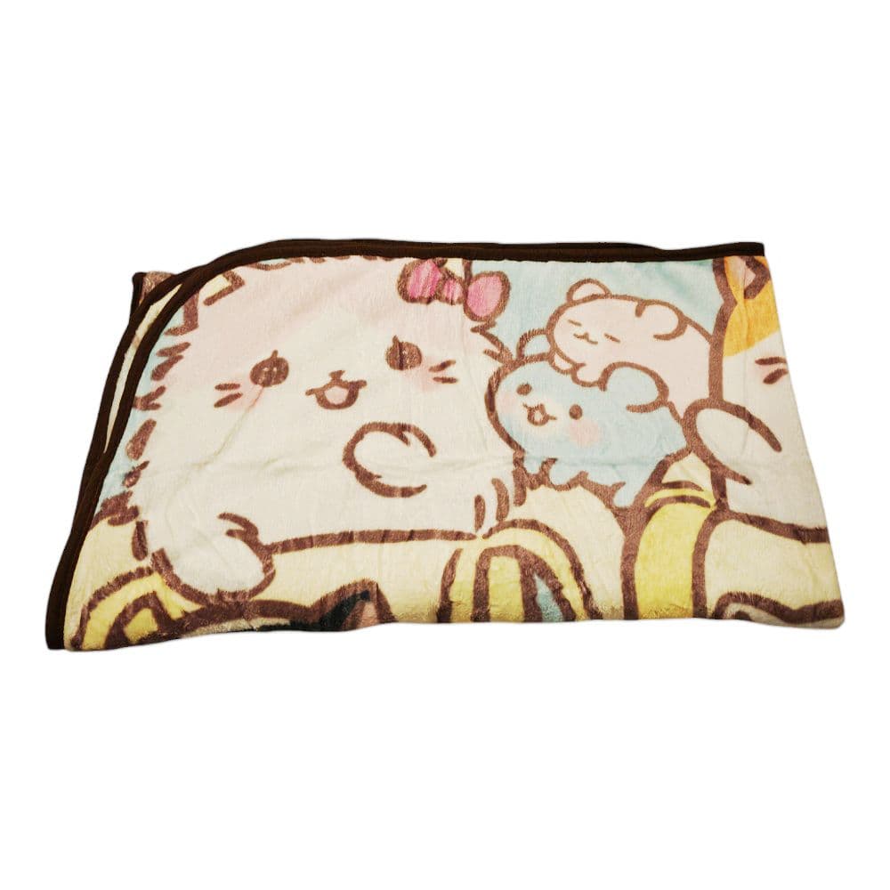 Bananya Family Blanket folded