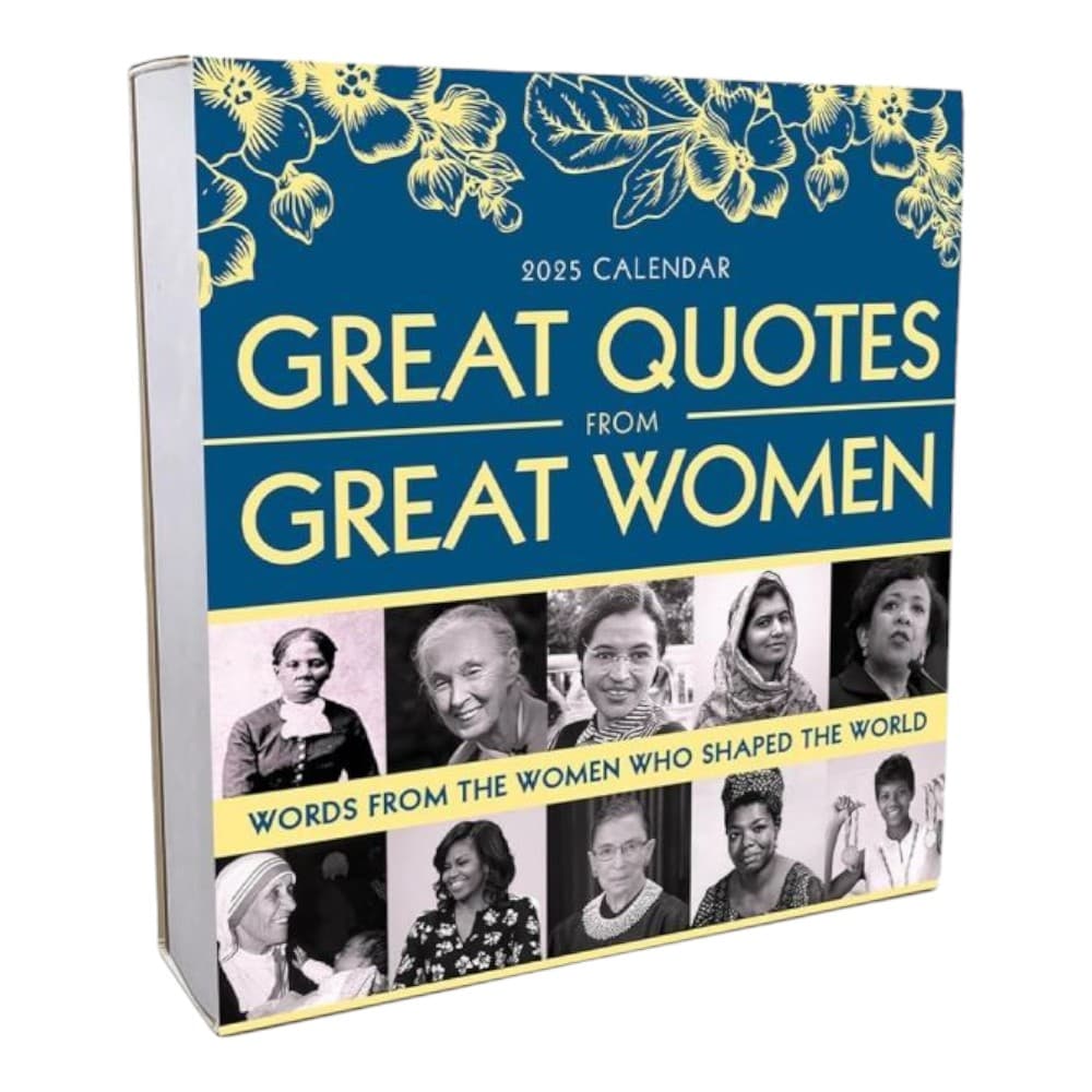 Great Quotes From Great Women 2025 Desk Calendar Main Product Image width=&quot;1000&quot; height=&quot;1000&quot;